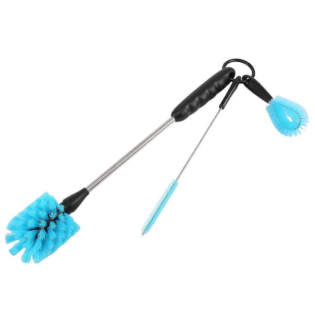 Stainless Steel Water Bottle Cleaning Brush Set,Long Handle Bottle Cleaner Set, Built for Narrow Nec