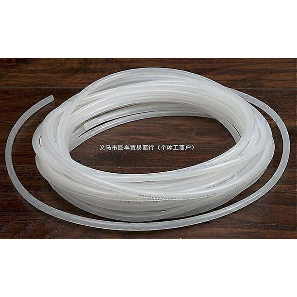 Beer Brewing Hose: Flexible Transparent Draft Beer Line Tubing - Replacement Dispensing Line for Wine Making Brewing Beverage Dispensing System