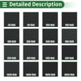 thumbnail image 6 of 50 Pcs Round Sandpaper 100 Grit Hook and Loop Sanding Sheets Universal for Automotive Refinishing 180x180mm Silicon Carbide Black, 6 of 7