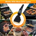 thumbnail image 3 of FOUKUS Electric Grill Brush: Bristle Free Grill Cleaner with Back-and-Forth Power Scrubber, 600°F Heat Resistant Electric BBQ Grill Brush Cordless, 4 Hour Runtime for Gas Charcoal Pellet Grills, 3 of 7