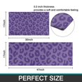 thumbnail image 7 of Purple Leopard Print Kitchen Rugs Sets Of 2,Anti Fatigue Kitchen Mat Rugs Non Slip Washable,Decorative Kitchen Floor Mats for Kitchen,Sink,Laundry,17"x30"+17"x47", 7 of 7