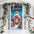 thumbnail image 2 of Christmas Door Cover, Christmas Door Banner, Thermal Insulated Temporary Doorway Cover Room Divider Drapes, Gifts for Women Men, 2 of 6