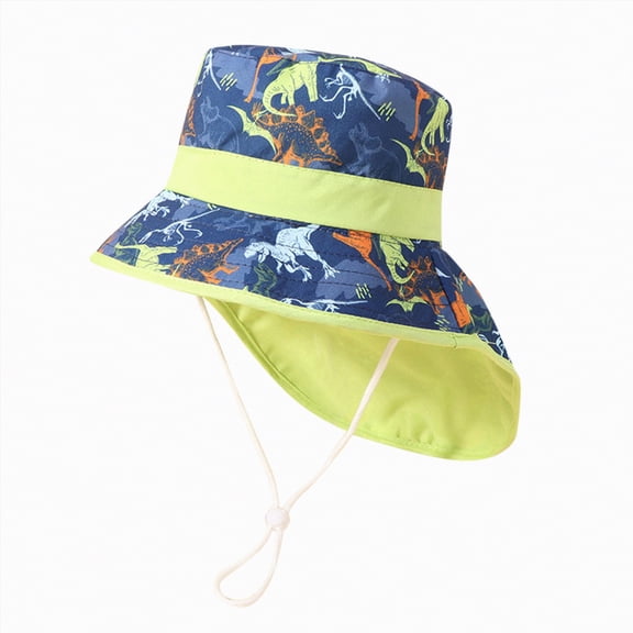 Hessimy Outdoor Kids Sun Hat UPF 50 Quick Dry Foldable Bucket Hat Lightweight Adjustable Fishing Safari Hat for Boys Girls