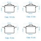 thumbnail image 2 of Bateria de Cocina RD Royal Cook Plateada de acero inoxidable 12 pz, 2 of 5