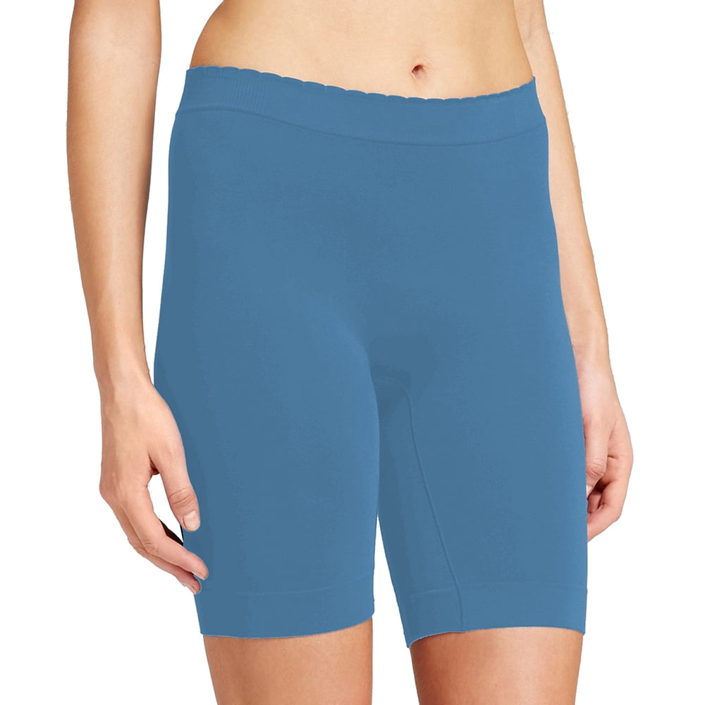 JKY by Jockey Women's Microfiber Stretch Slipshort 5509, Blue, S