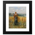 thumbnail image 2 of Daniel Ridgway Knight 20x24 Black Modern Framed Museum Art Print Titled - Jeannine Gleaning, 2 of 5