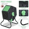 18.5 Gal Compost Bin Compost Tumbler Single Chamber Composter Outdoor