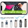 thumbnail image 2 of Hydration Running Belt with Water Bottle Holder, EI Sonador Running Waist Pack for Men Women Adjustable Waist Pouch Fanny Bag (Rose), 2 of 6