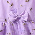 thumbnail image 2 of Vedolay Little Girl Dress Girls Dress Unicorn Printed Casual Party Twirly Dress for Kids,Purple 5-6 Years, 2 of 5