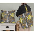 thumbnail image 5 of Soimoi Purple Poly Georgette Fabric Tendril & Abstract Decor Fabric Printed Yard 42 Inch Wide, 5 of 5