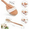 thumbnail image 3 of Bath Brush - Back Brush - Shower Back Brush, Shower Brush for Massage Brush Improves Blood Circulation, Exfoliating Scrub iating - Dry/Wet Use。, 3 of 5