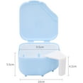 thumbnail image 2 of Denture Cup Cleaning Container with Strainer Cup Denture Cleaning Storage Travel Denture Box, 2 of 3