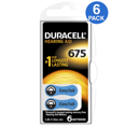 thumbnail image 1 of Duracell Piles pour Aide Auditive Taille : 675 (6 Piles), 1 of 7