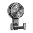 thumbnail image 1 of Grey Gray Double Hook Suction Cup Organizer For Bathroom Kitchen Durable Adhesive-Free Storage Solution #75A65, 1 of 7