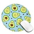 thumbnail image 2 of Disketp Avocado And Hearts Small Mouse Pad 7.9x7.9 Inches,Washable Round Mousepad For Office Laptop Computer,Non-Slip Rubber Base Mouse Pads For Wireless Mouse, 2 of 9