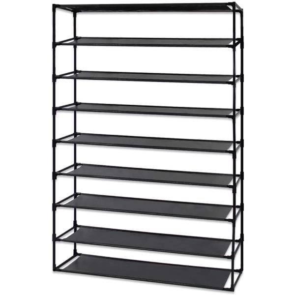 9 Tiers Shoe Rack Cabinets 50-55 Pairs Shoes Shelf Organizer for