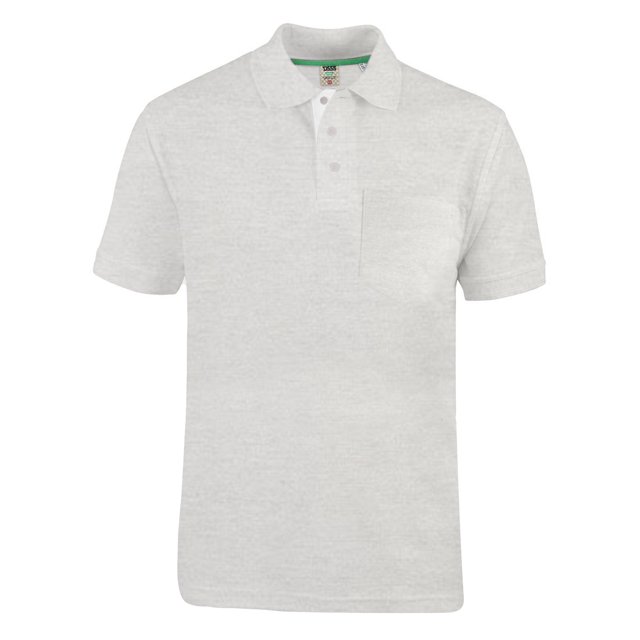Duke - Camiseta polo de piqué modelo "D555 Grant" en talla grande para hombre (Gris)