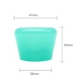 thumbnail image 2 of tredstone 2x Inline Skates Roller Brakes Block Non-Slip Safety Stopper Jelly Green, 2 of 9