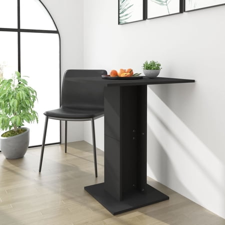Bistro Table Black 23.6 x23.6 x29.5  Engineered Wood