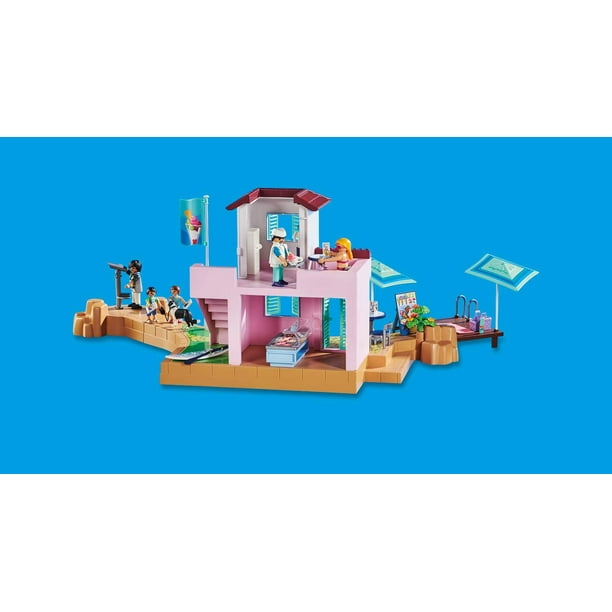 Playmobil Port avec restaurant de glaces 70279 