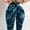 #0219-Blue, variant on Womens High Waist Printed Bow Tie Yoga Pants Tight Fit Stretchy Breathable for Daily Fitness Gym Workout