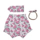 thumbnail image 2 of Ropa de bebé nia, Material de alta calidad, conjunto de ropa de verano para nias, pantalones cortos con estampado de sandía para nias pequeas LHCER 1, 2 of 8