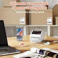 thumbnail image 5 of Impresora térmica de etiquetas de envío Omezizy con Bluetooth - D450BT Impresora térmica de etiquetas 4x6 para pequeñas empresas y envíos de paquetes, compatible con iPhone, Android, iPad, Windows, ma, 5 of 5