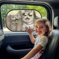 thumbnail image 3 of Yuyamidu Cat Windows Shades for Car Baby Car Window Sun Shades 20 x 12 Inch Auto Rear Sunshade for Side Window for Most Vehicles Replacement Cling Car Sun Shade for Windows, 3 of 7