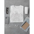 thumbnail image 3 of Black Alien Sphinx  T-Shirt Men -Image by Shutterstock, Male Medium, 3 of 4
