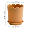 thumbnail image 2 of LHWEN Thickened Plastic Planter Resin Pot for Home Gardening Large Capacity Lightweight for Indoor Outdoor Balcony Roses Greenery Fashionable Design High-Grade Material, 2 of 2