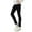 Black, variant on SILVERCELL Kids Girls Leggings Footless Solid Skinny Pants Child Stretch Basic Casual Sport Running Yoga Trousers 3-11Y