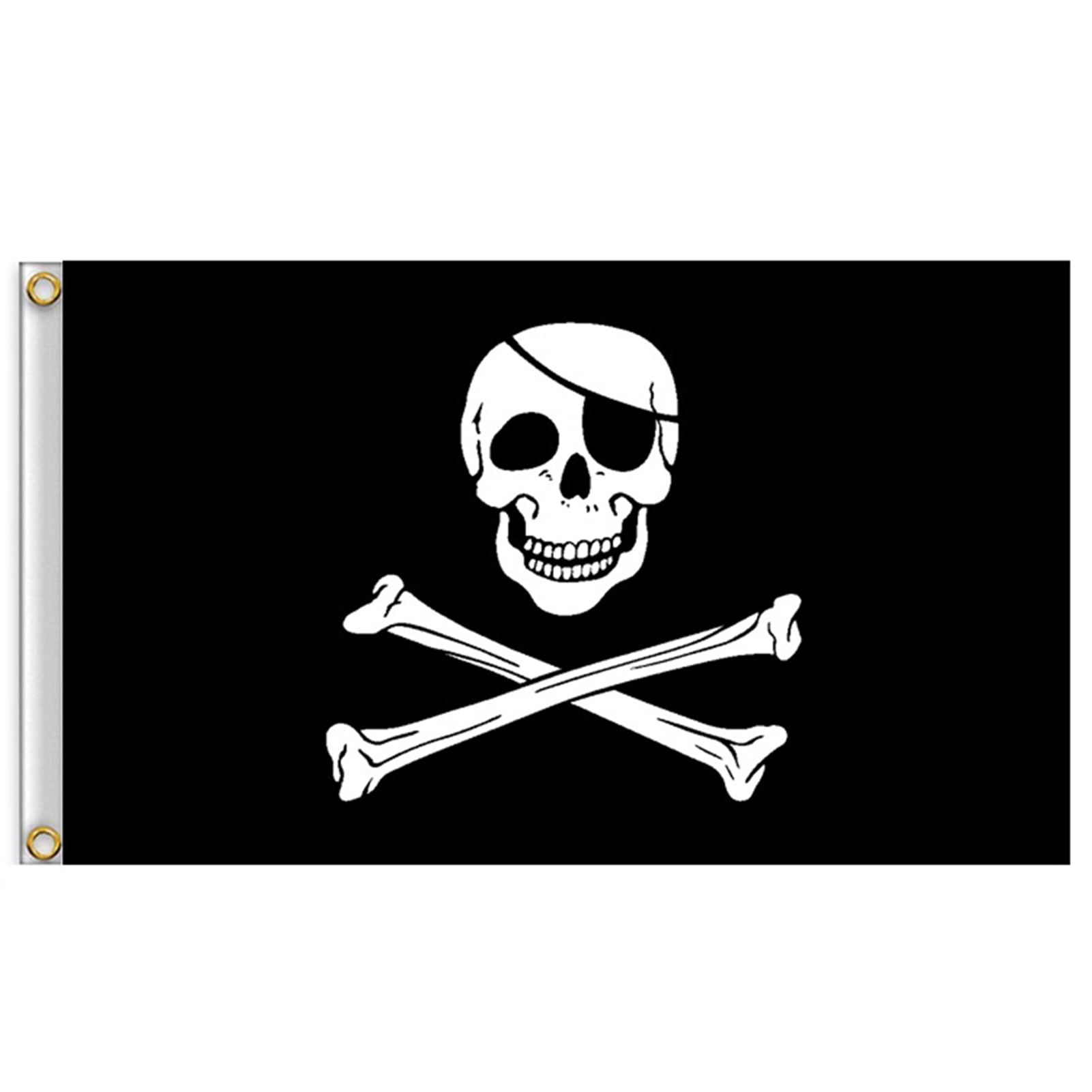 Pirate Skull and Crossbones Flag for Party Decoration and and Pirate