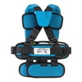 thumbnail image 4 of Ride Safer Travel Vest with Zipped Backpack-Wearable, Lightweight, Compact, and Portable Car Seat. Perfect for Everyday use or Rideshare, Travel, and Rental Car. (Large/Blue), 4 of 8