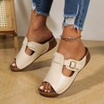 thumbnail image 3 of Mepaouo Sandales d'Été pour Femmes 2025 Chaussures de Marche à Plateforme Compensée Bout Ouvert Décontractées à Enfiler, 3 of 8