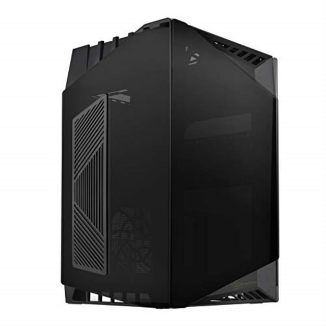LD03B-AF W/1Type C, (Black, Airflow version) Glass outer shell,vent with filter side panel, steel body black internal, 12.1"expansion card capable, Support SFX-L PSU