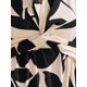 thumbnail image 5 of INSPIRAR CHIC Vestido de Verano para Mujeres Floral Sin Mangas Cuello en V Profundo Dobladillo Irregular Midi Vestidos L Albaricoque, 5 of 6