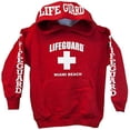 thumbnail image 2 of LIFEGUARD Kids Miami Beach Florida Life Guard Sweatshirt Red Hoodie (M(10/12)), 2 of 2