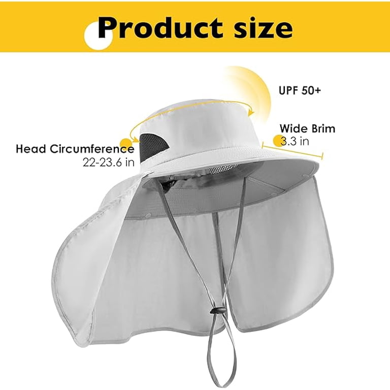 Unisex Fishing Hat with Neck Flap and UPF 50+ photo 7