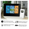 thumbnail image 2 of Weather Station Thermometer Hygrometer Barometer Alarm Clock Weather Forecast Wireless Sensor ,Weather Forecast, 2 of 5