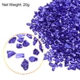 thumbnail image 3 of Unique Bargains Blue Irregular Metallic Chunky Glitter Glass Stone, 20g, 3 of 5