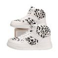 thumbnail image 5 of Willtoo Women’s Colorblock High Top Sneakers, Lace Up Platform Round Toe Athletic Shoes, Classic Faux Leather Casual Walking Shoes, 5 of 6