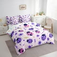 thumbnail image 3 of Castle Fairy Cartoon Ladybird Bedding Comforter Set,Chic Flowers Queen Bedding Sets, 3 of 8