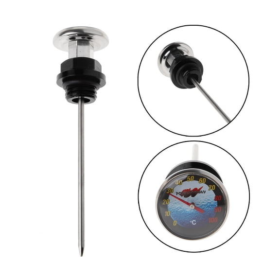 Suitable for 110cc 125cc Dirt Pit Bike ATV Motorbike Car Accessories Engine Dipstick Oil Fill Cap for Tank Temperature G