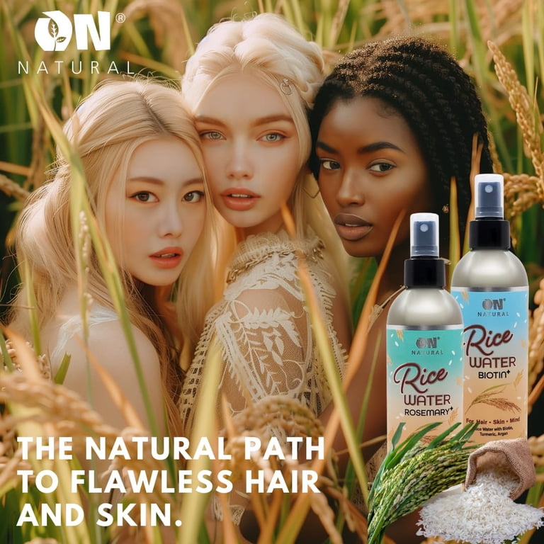 ON NATURAL - Rice Water [Rosemary] 8oz, Facial and Hair Mist