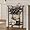Black, variant on Bar Cart, Home Bar Serving Cart, Kitchen Cart, Small Bar Cart Black with Wine Rack, Beverage Cart, Cocktail Bar Cart for Home Party, Living Room, Kitchen, Rustic Brown and Black BC05BR