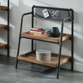thumbnail image 4 of Furniture of America Kernel Industrial Metal 2-Shelf Bookcase in Sand Black, 4 of 6
