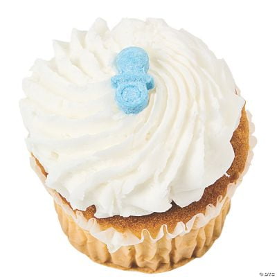 Fun Express Hard Candy Pacifiers, Blue Mixed Fruit Gluten-Free, Gender Reveal, 608 Pieces, 1 Lbs