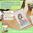 thumbnail image 4 of baomifa-4x6 Sticker Paper Printable Glossy Sticker Photo Paper 50 Sheets Inkjet Self Adhesive Photo Paper Label for Scrapbooking, Brand Logo, Party Decor Stickers, 4 of 4
