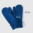 thumbnail image 2 of Guantes de invierno para mujer, guantes todo incluido sin dedos tejidos de lana cálida con dedos de pantalla táctil 1113, 2 of 5