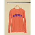 thumbnail image 3 of Witchy Drip Text Halloween Graphic Graphic - Women's Long Sleeve, 3 of 4
